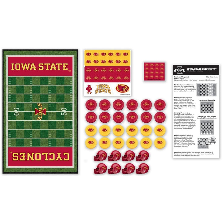 Iowa State Cyclones Checkers Board Game Image 2