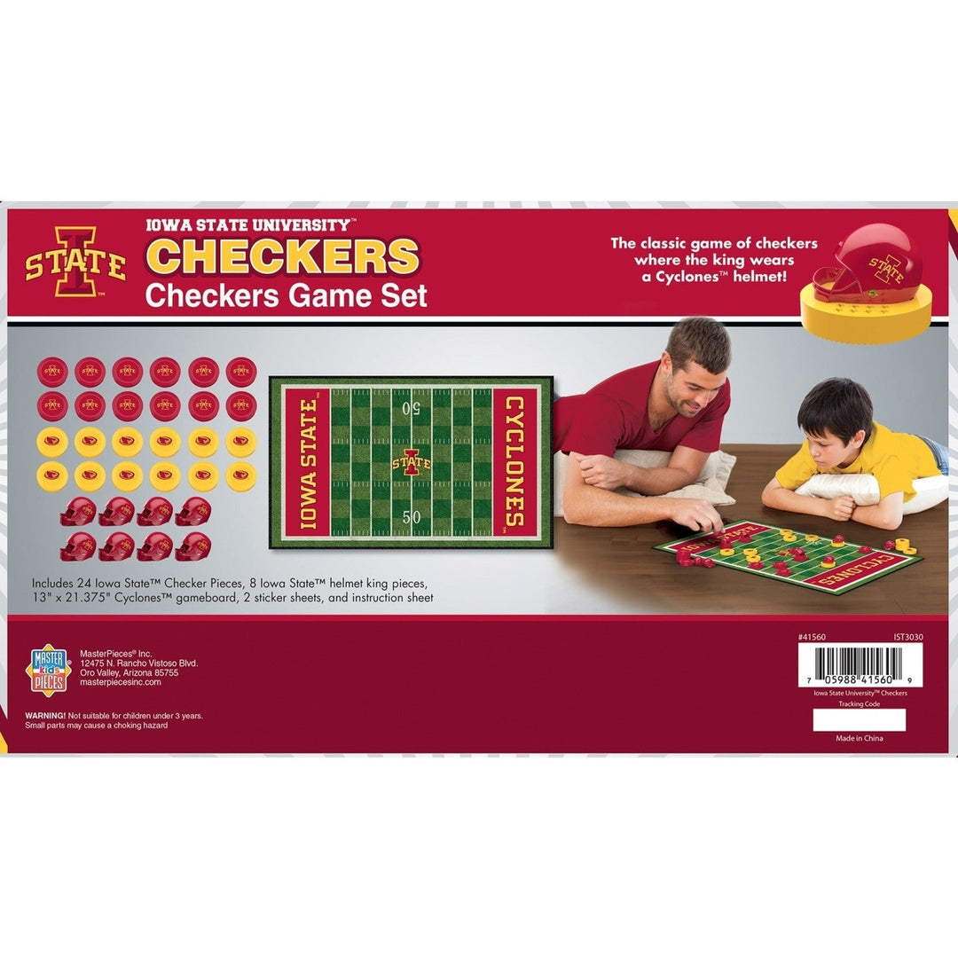 Iowa State Cyclones Checkers Board Game Image 3