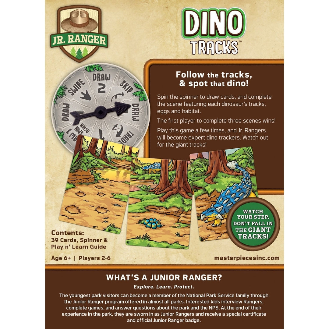 Jr. Ranger Dino Tracks Card Game Image 3