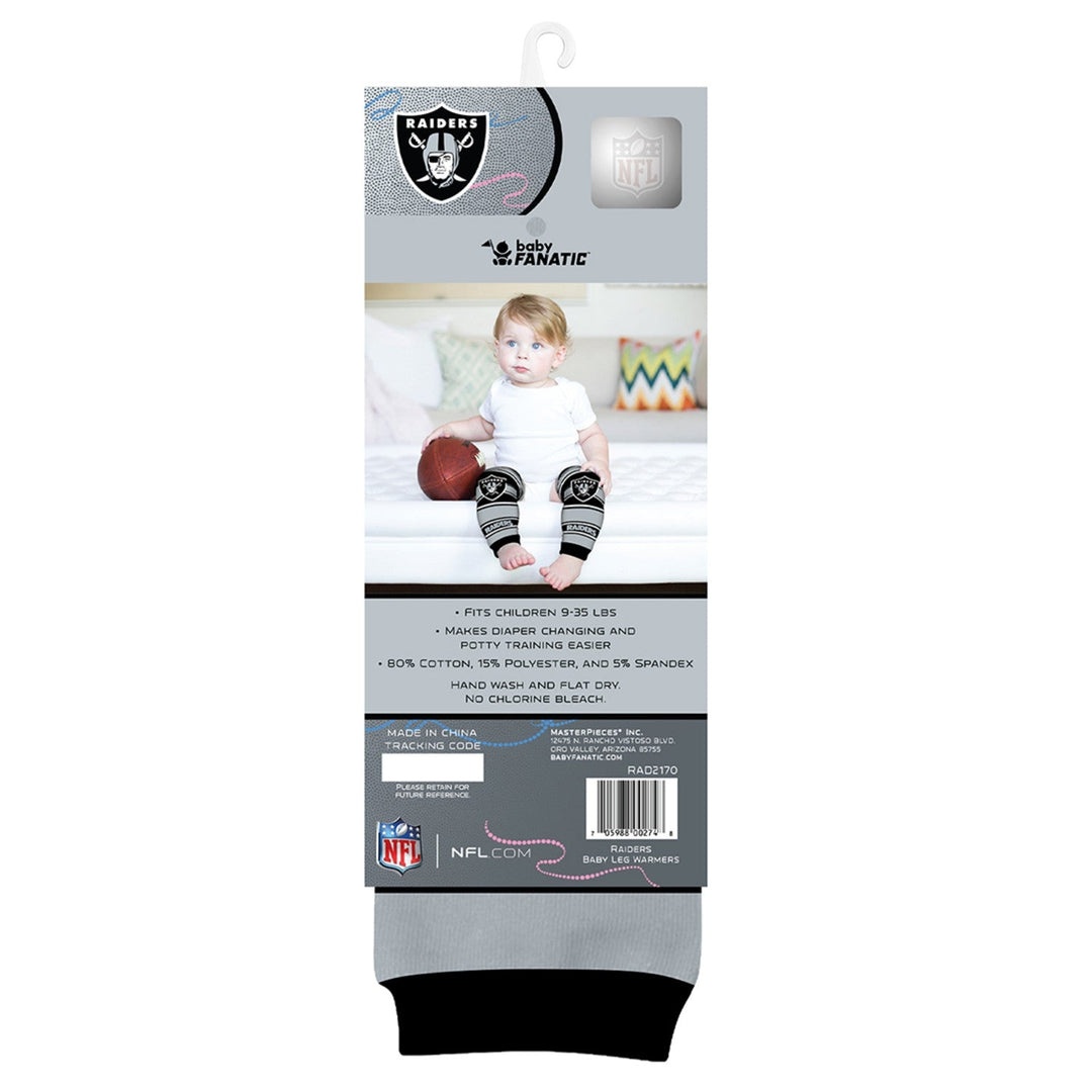 Las Vegas Raiders Baby Leg Warmers Image 3