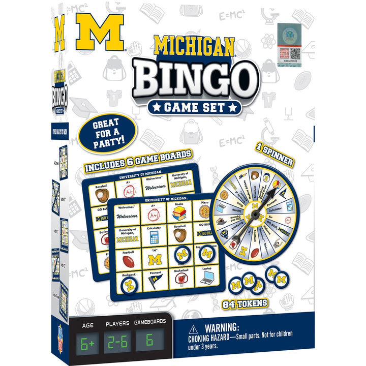 Michigan Wolverines Bingo Game Image 1