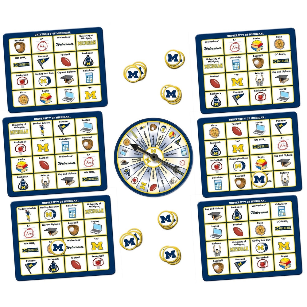 Michigan Wolverines Bingo Game Image 2
