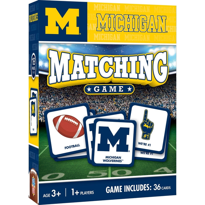 Michigan Wolverines Matching Game Image 1