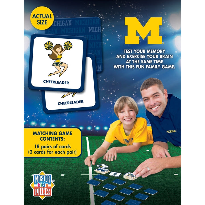 Michigan Wolverines Matching Game Image 3