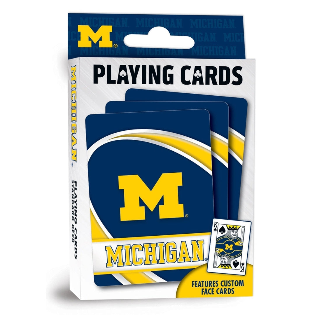 Michigan Wolverines Playing Cards - 54 Card Deck Image 1