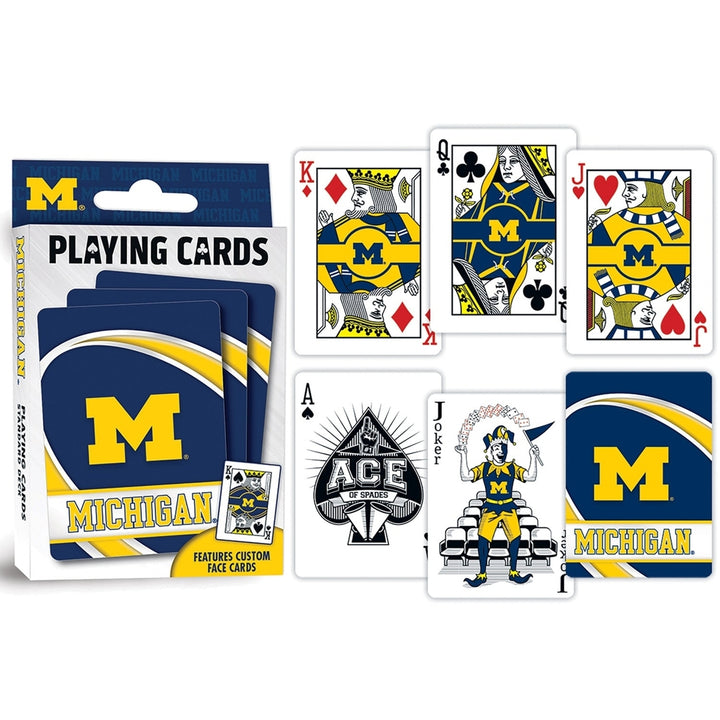 Michigan Wolverines Playing Cards - 54 Card Deck Image 3