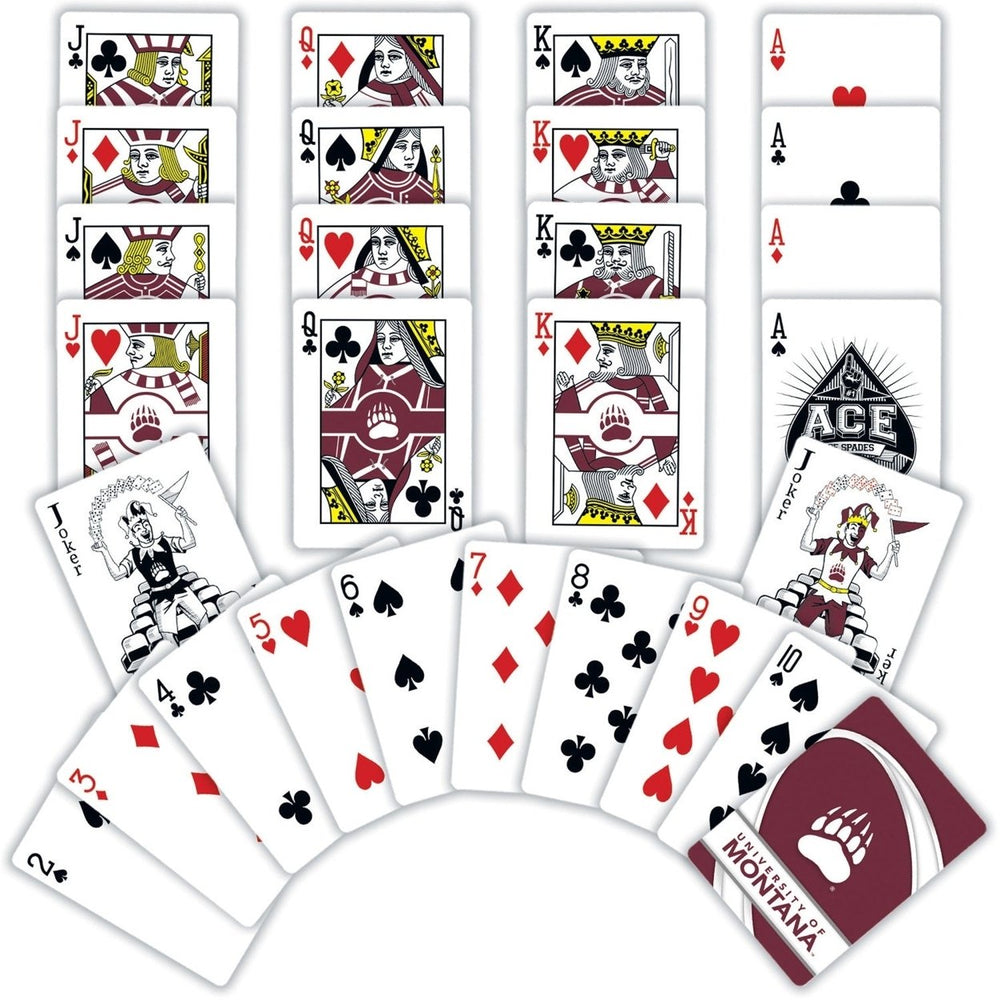 Montana Grizzlies Playing Cards - 54 Card Deck Image 2