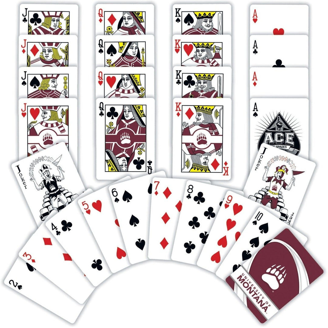 Montana Grizzlies Playing Cards - 54 Card Deck Image 2