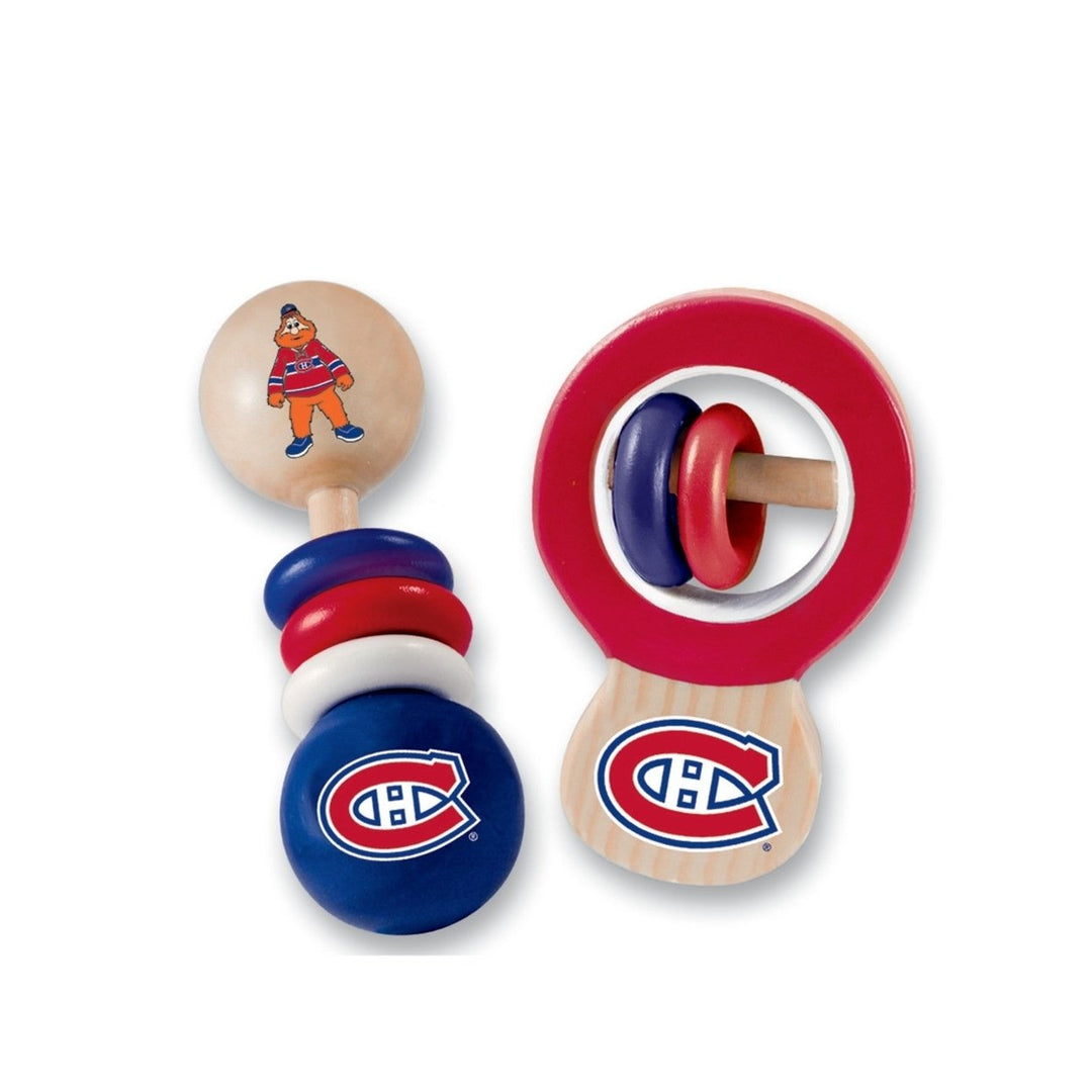 Montreal Canadiens - Baby Rattles 2-Pack Image 1