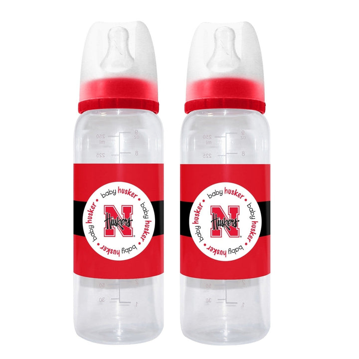 Nebraska Cornhuskers - Baby Bottles 9oz 2-Pack Image 1