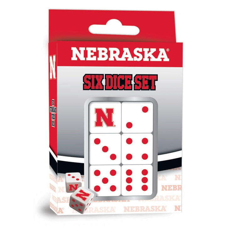 Nebraska Cornhuskers Dice Set Image 1