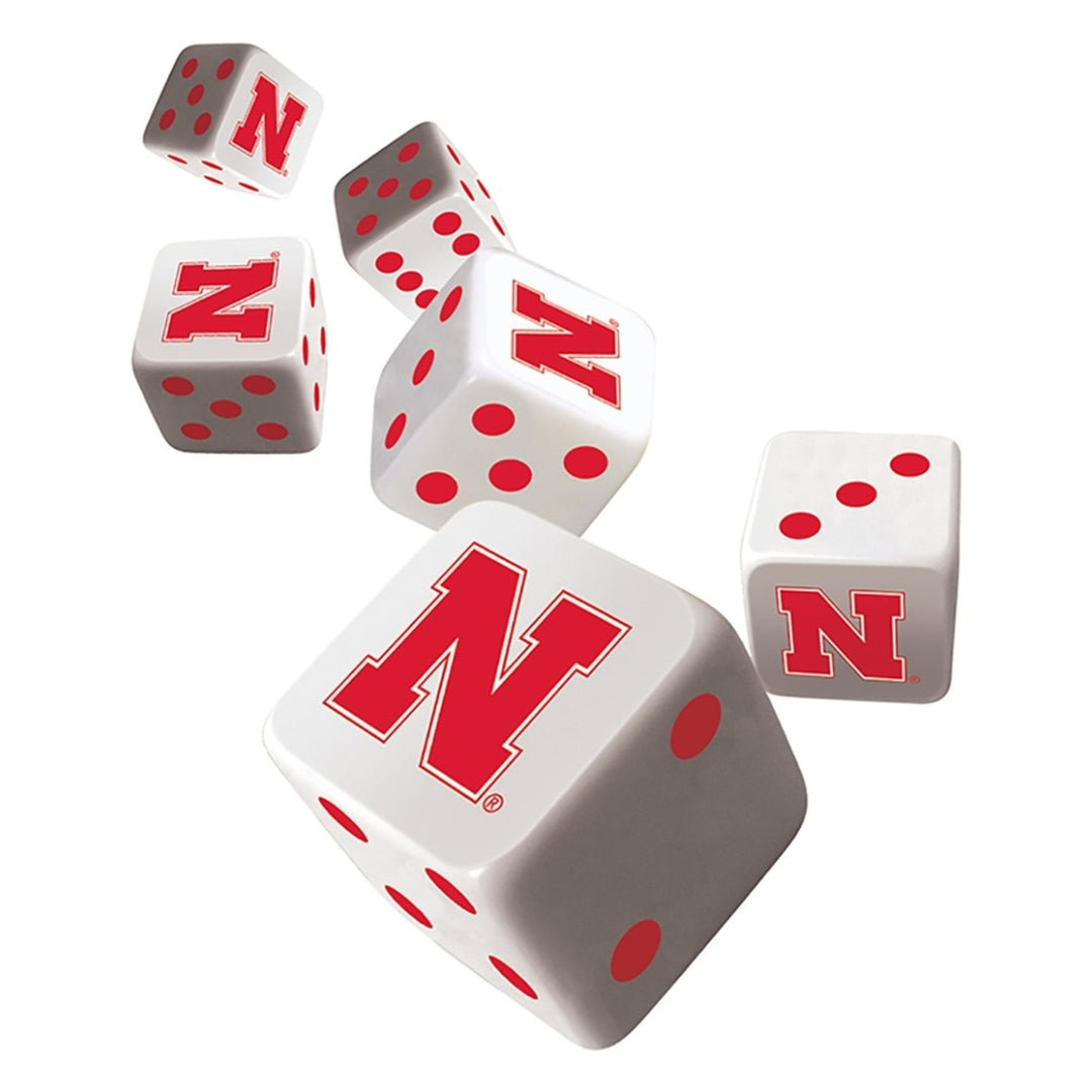 Nebraska Cornhuskers Dice Set Image 2