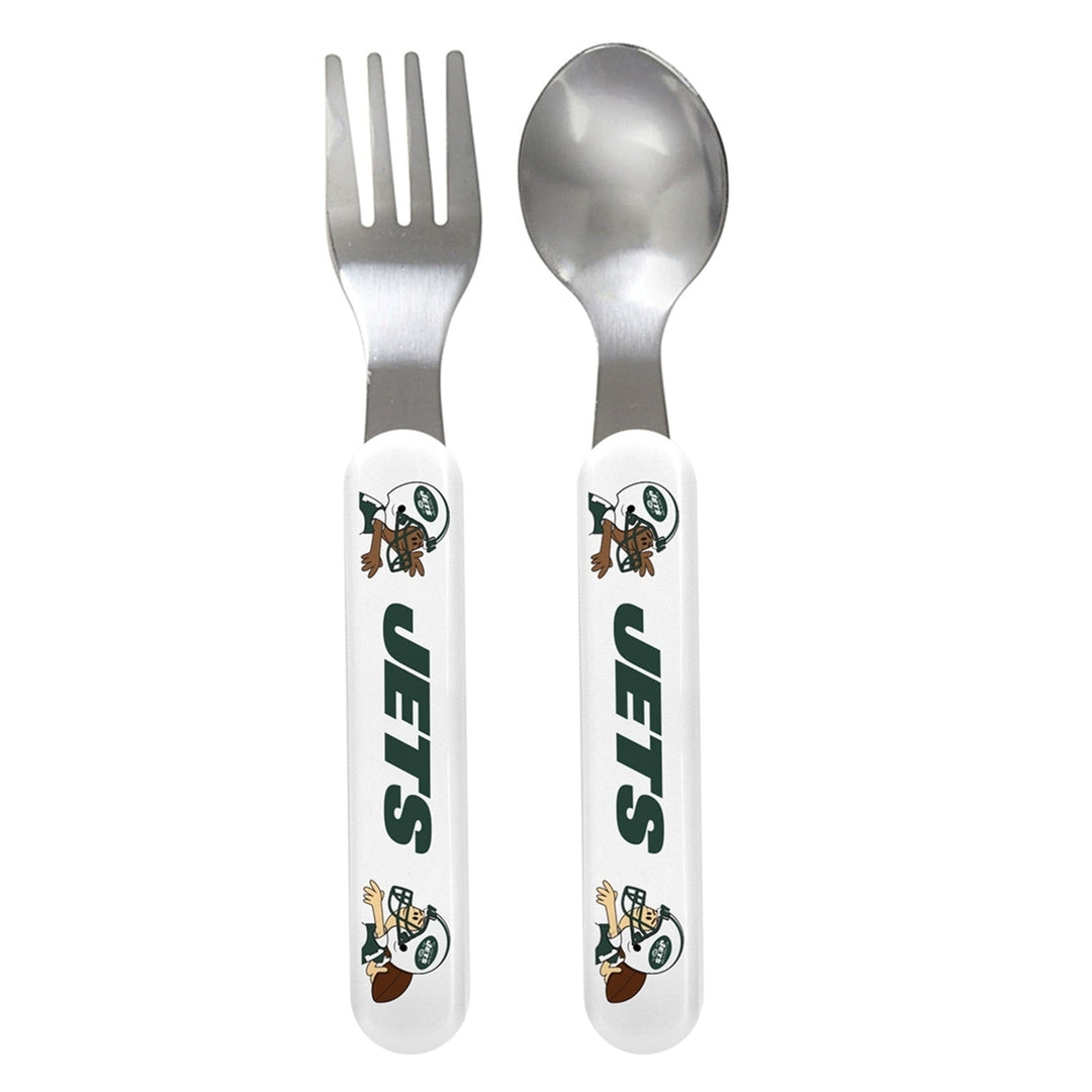 York Jets - Baby Fork and Spoon Set Image 1