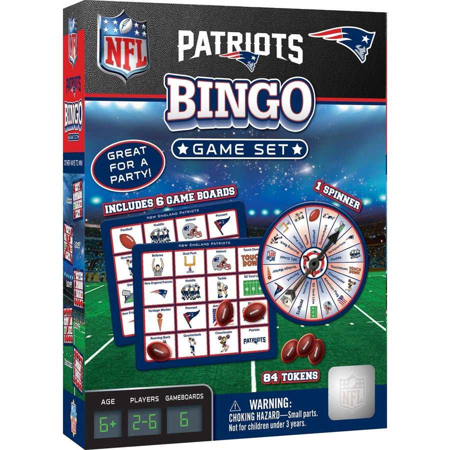 New England Patriots Bingo Game Image 1