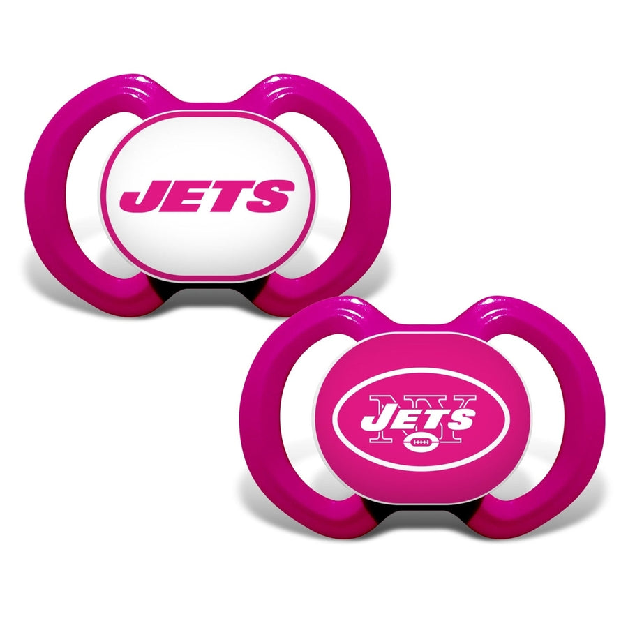 York Jets - Pink Pacifier 2-Pack Image 1