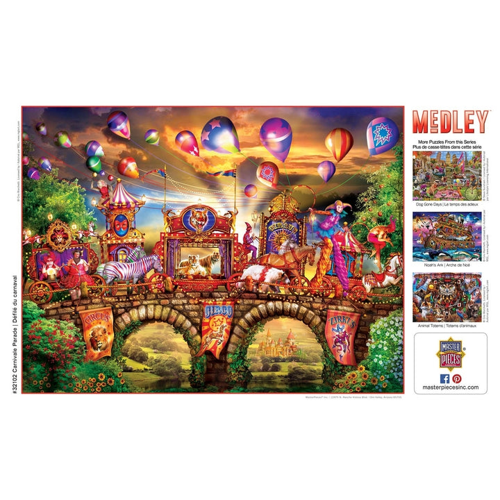 Medley - Carnivale Parade 300 Piece EZ Grip Puzzle Image 4