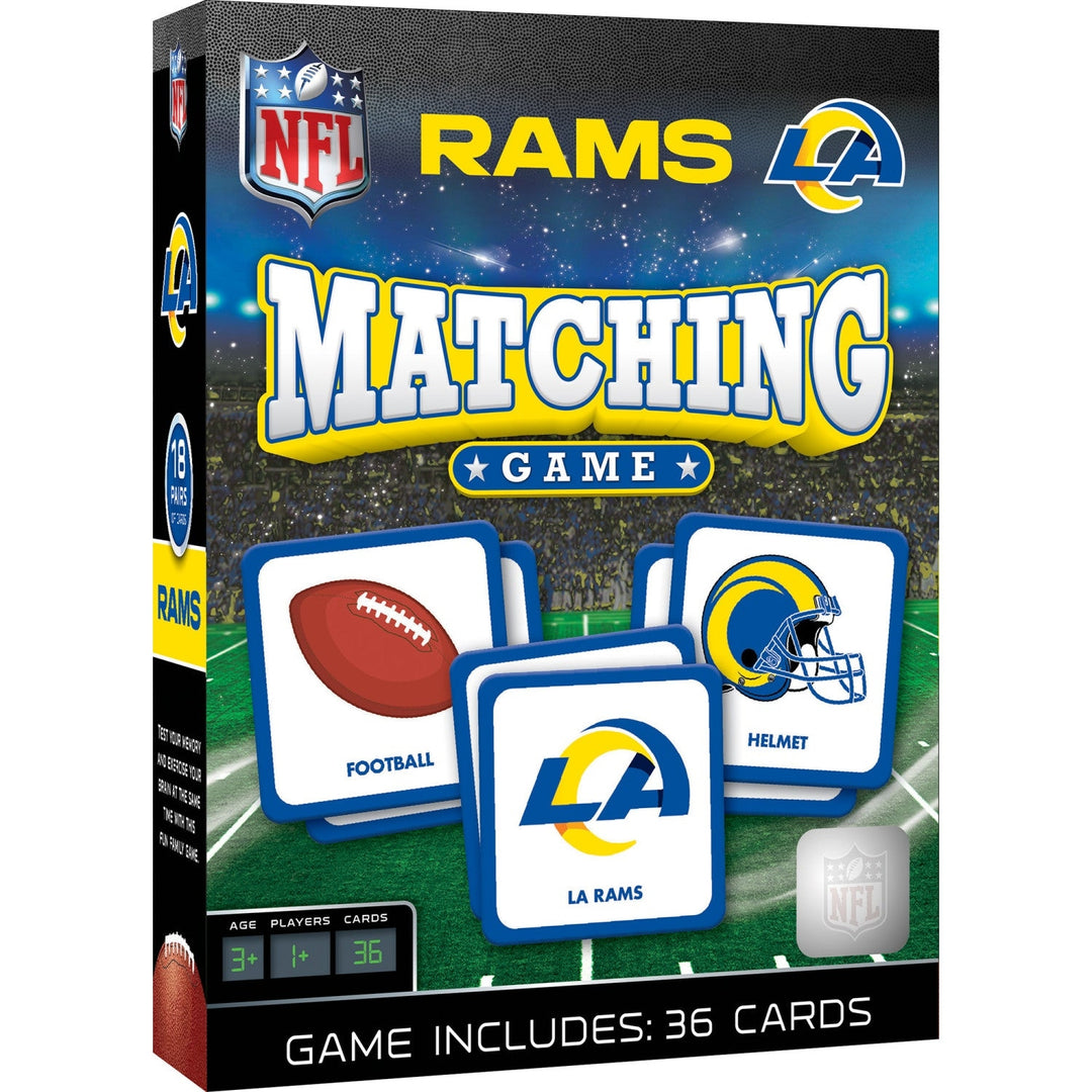 Los Angeles Rams Matching Game Image 1