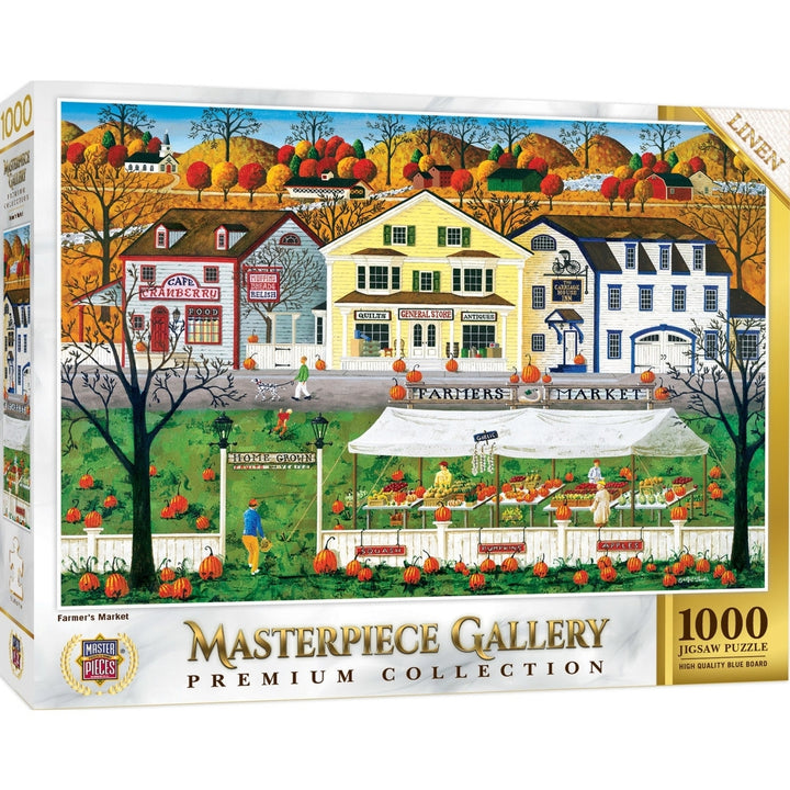 Masterpiece Gallery - Farmers Market 1000 Piece Puzzle Image 1