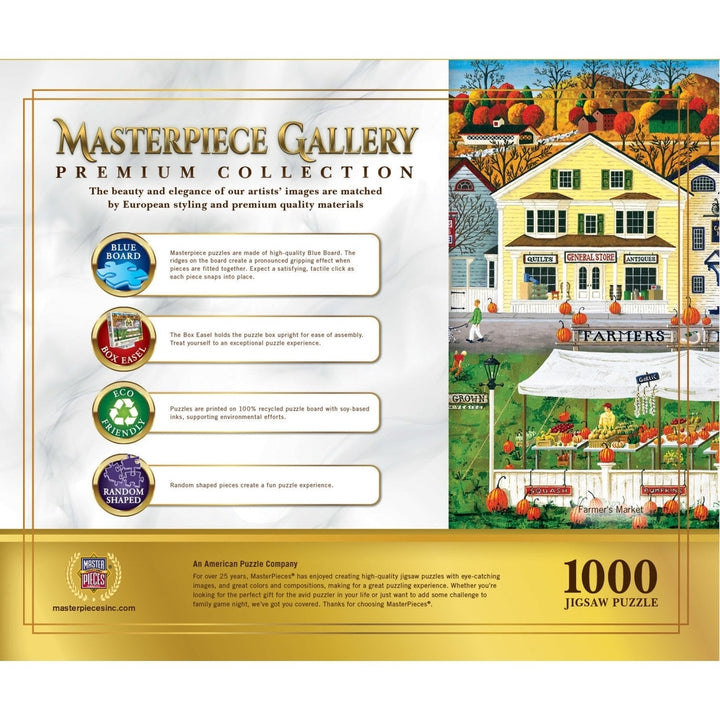 Masterpiece Gallery - Farmers Market 1000 Piece Jigsaw Puzzle Image 3