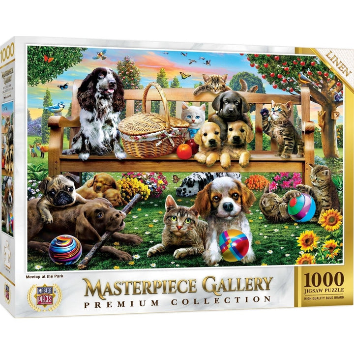 Masterpiece Gallery - Meetup at the Park 1000 Piece Jigsaw Puzzle Image 1