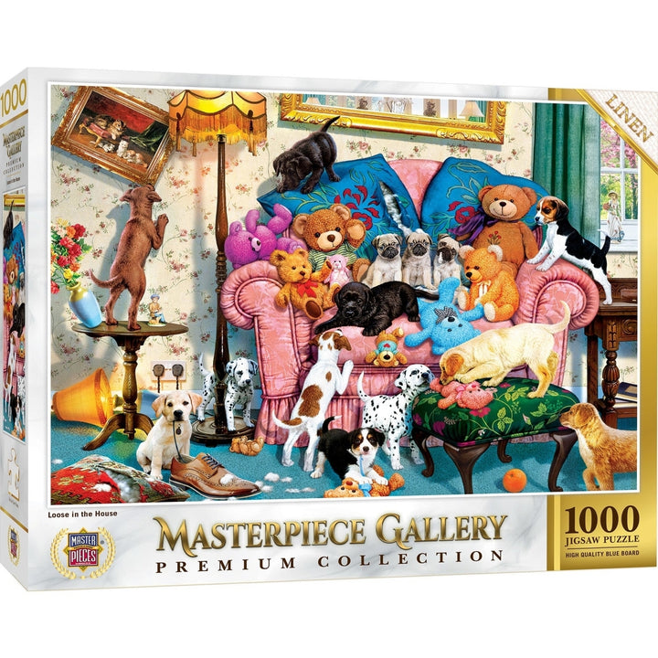 Masterpiece Gallery - Loose in the House 1000 Piece Jigsaw Puzzle Image 1