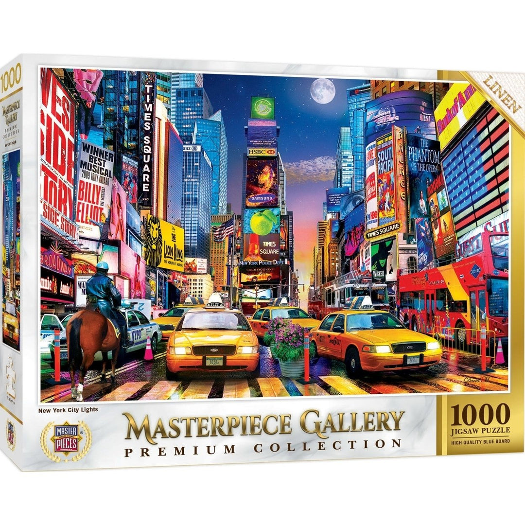 Masterpiece Gallery -  York City Lights 1000 Piece Jigsaw Puzzle Image 1