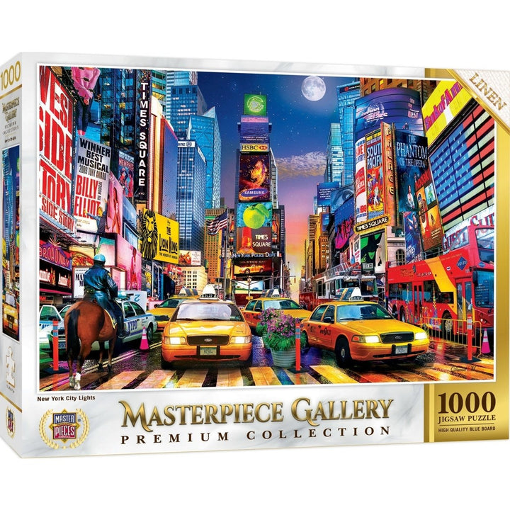 Masterpiece Gallery -  York City Lights 1000 Piece Jigsaw Puzzle Image 1