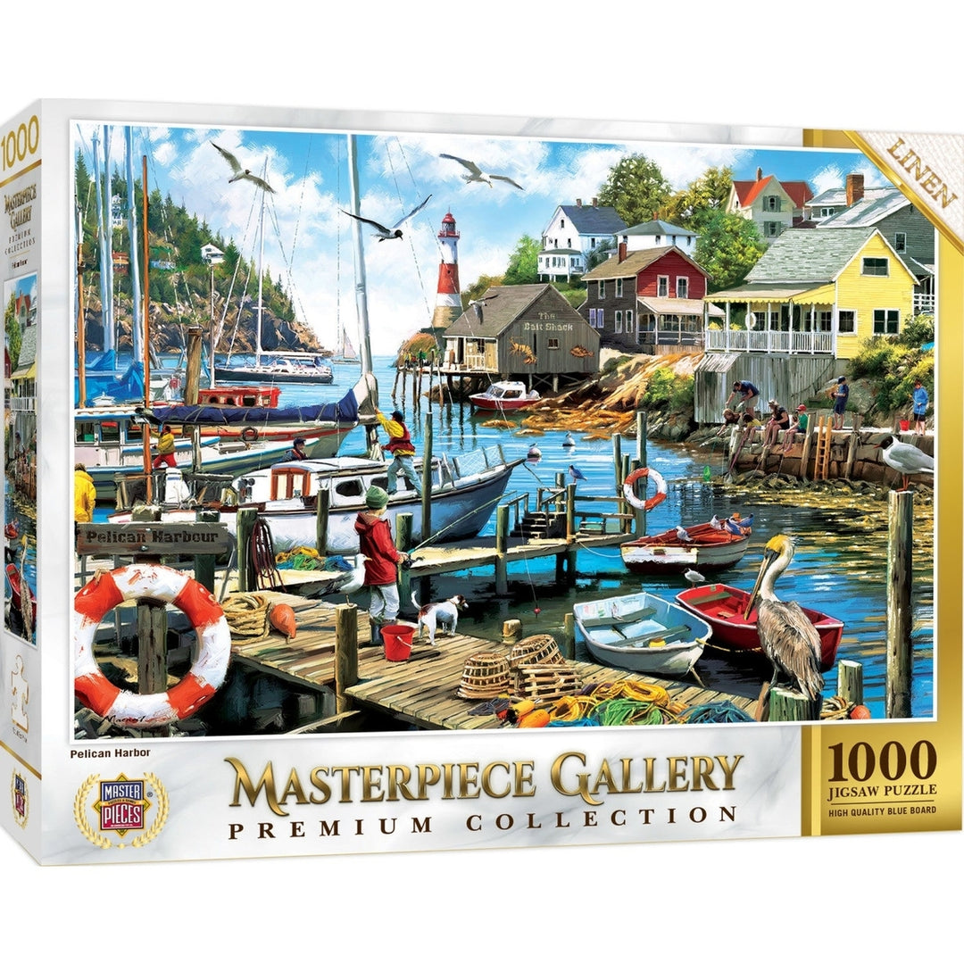 Masterpiece Gallery - Pelican Harbor 1000 Piece Jigsaw Puzzle Image 1