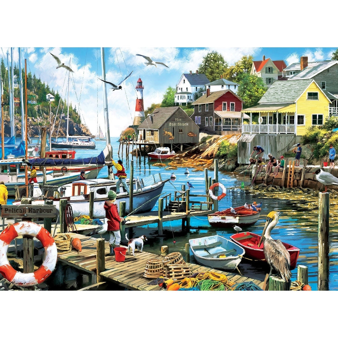 Masterpiece Gallery - Pelican Harbor 1000 Piece Jigsaw Puzzle Image 2