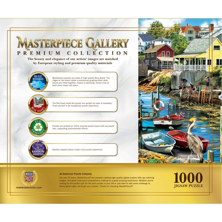 Masterpiece Gallery - Pelican Harbor 1000 Piece Jigsaw Puzzle Image 3