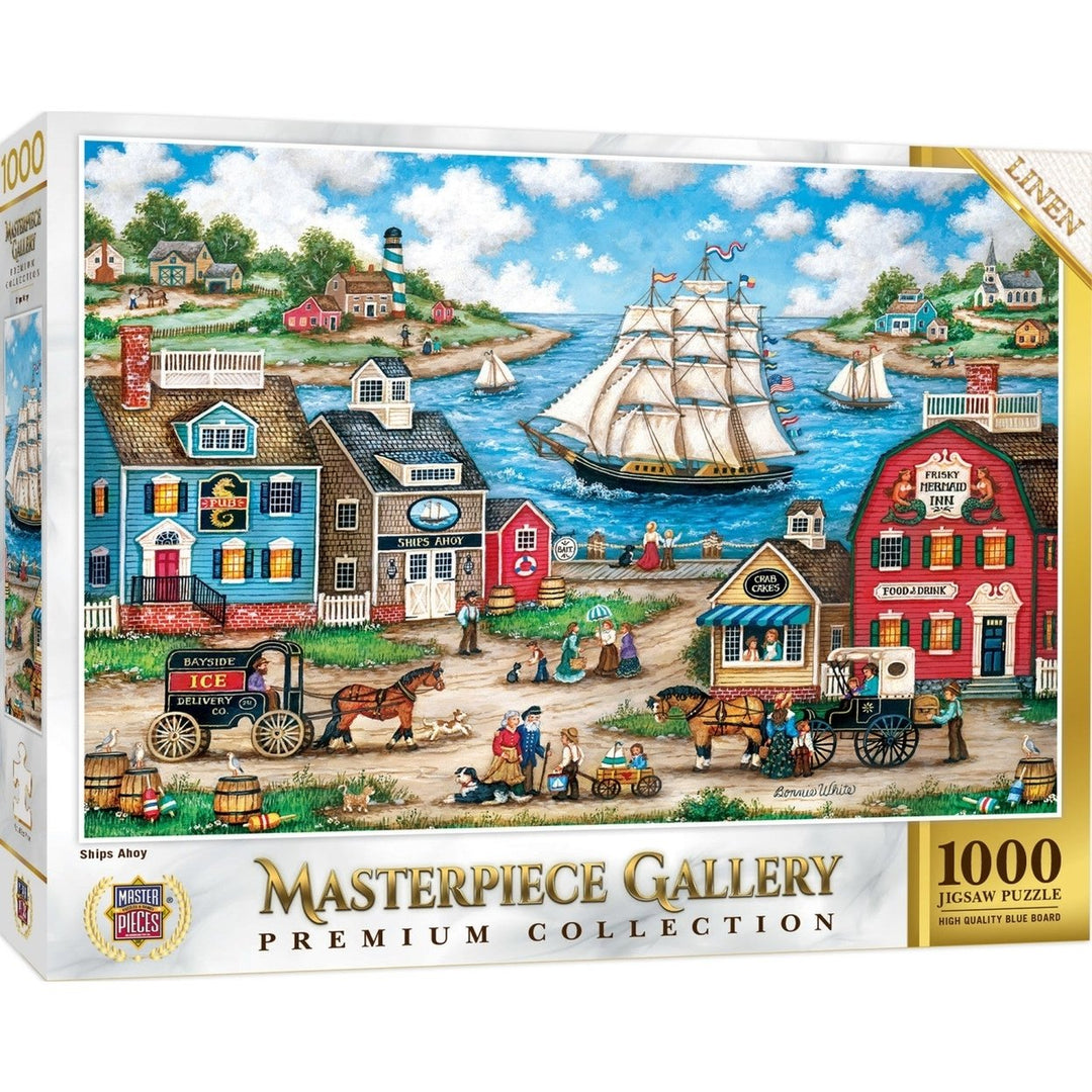 Masterpiece Gallery - Ships Ahoy 1000 Piece Jigsaw Puzzle Image 1