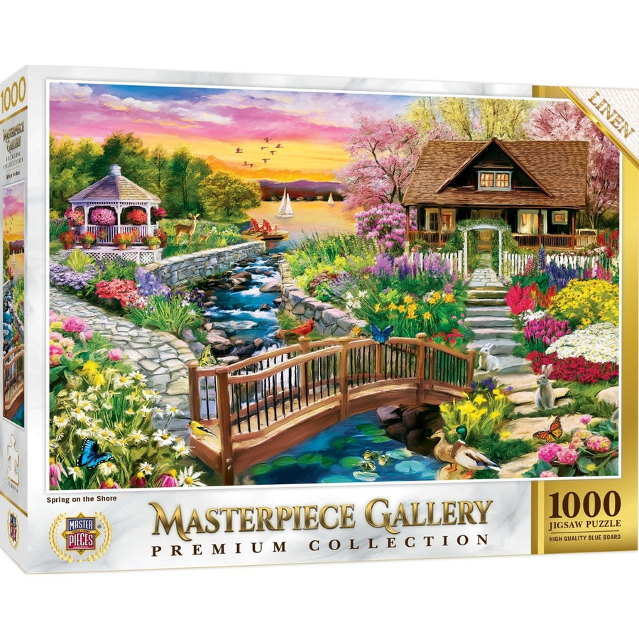 Masterpiece Gallery - Spring on the Shore 1000 Piece Jigsaw Puzzle Image 1