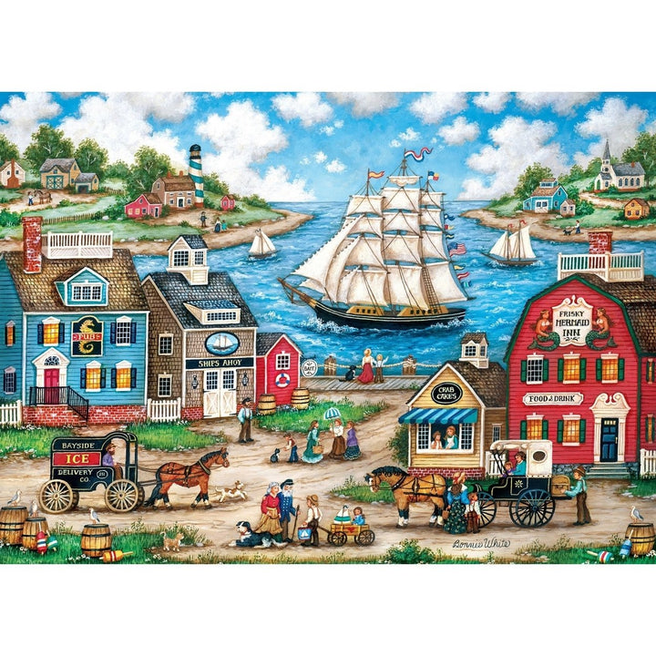 Masterpiece Gallery - Ships Ahoy 1000 Piece Jigsaw Puzzle Image 2