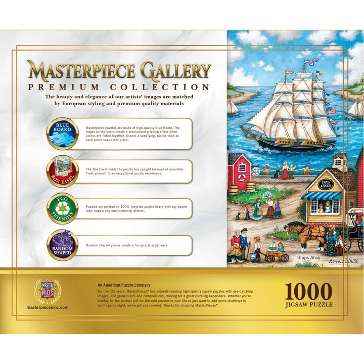 Masterpiece Gallery - Ships Ahoy 1000 Piece Jigsaw Puzzle Image 3