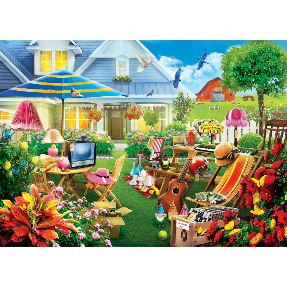 Masterpiece Gallery - Yard Sale Day 1000 Piece Jigsaw Puzzle Image 2