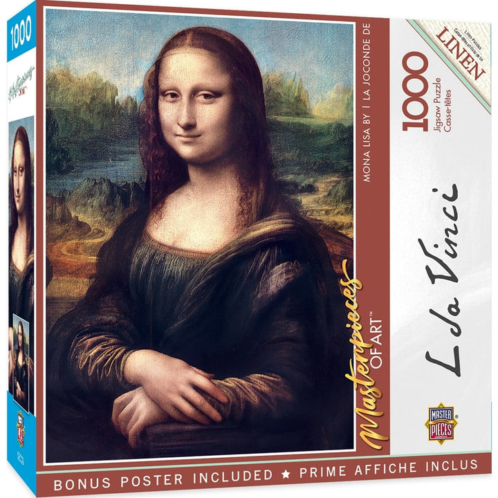 Masterpieces of Art - Mona Lisa 1000 Piece Puzzle Image 1