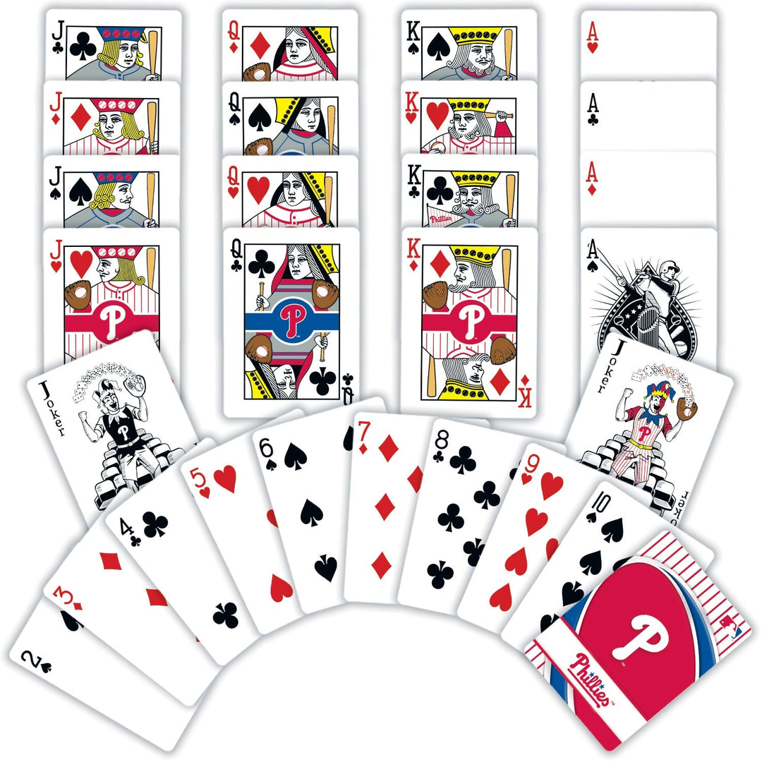 Philadelphia Phillies Playing Cards - 54 Card Deck Image 2