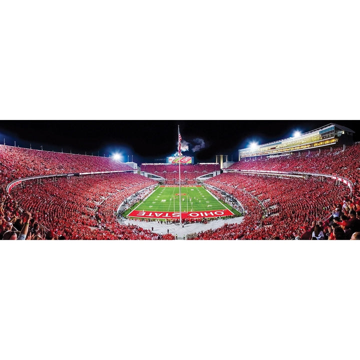 Ohio State Buckeyes - 1000 Piece Panoramic Puzzle - End View Image 2
