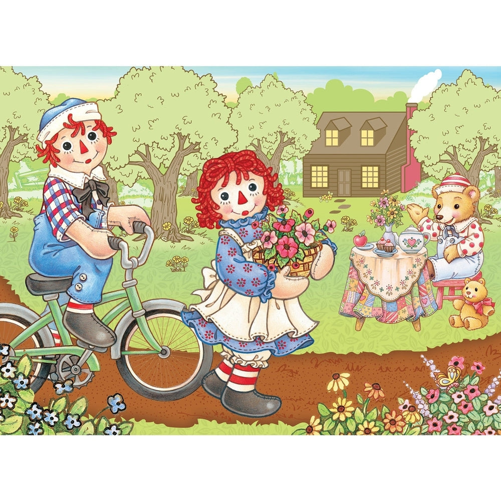 Raggedy Ann - Bike Ride 60 Piece Jigsaw Puzzle Image 2