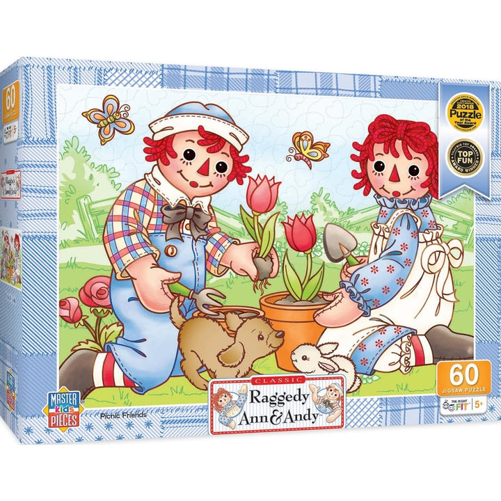 Raggedy Ann - Picnic Friends 60 Piece Jigsaw Puzzle Image 1