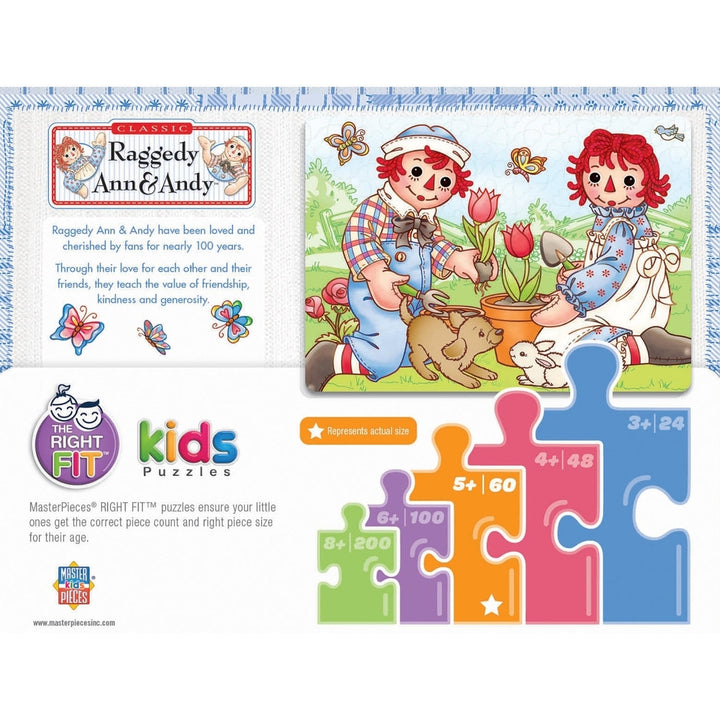 Raggedy Ann - Picnic Friends 60 Piece Jigsaw Puzzle Image 3