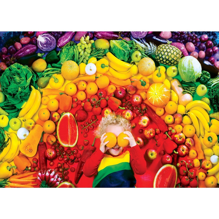 Rainbow Sauce - Fruity-licious 500 Piece Jigsaw Puzzle Image 2