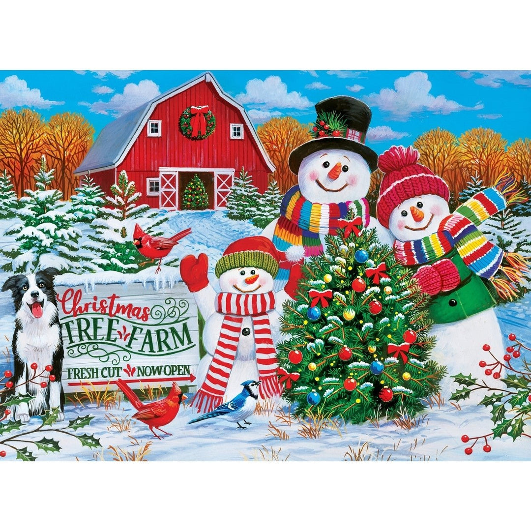 Seasons Greetings 500 Piece Jigsaw Puzzle 4-Pack Holiday Family Fun Image 4