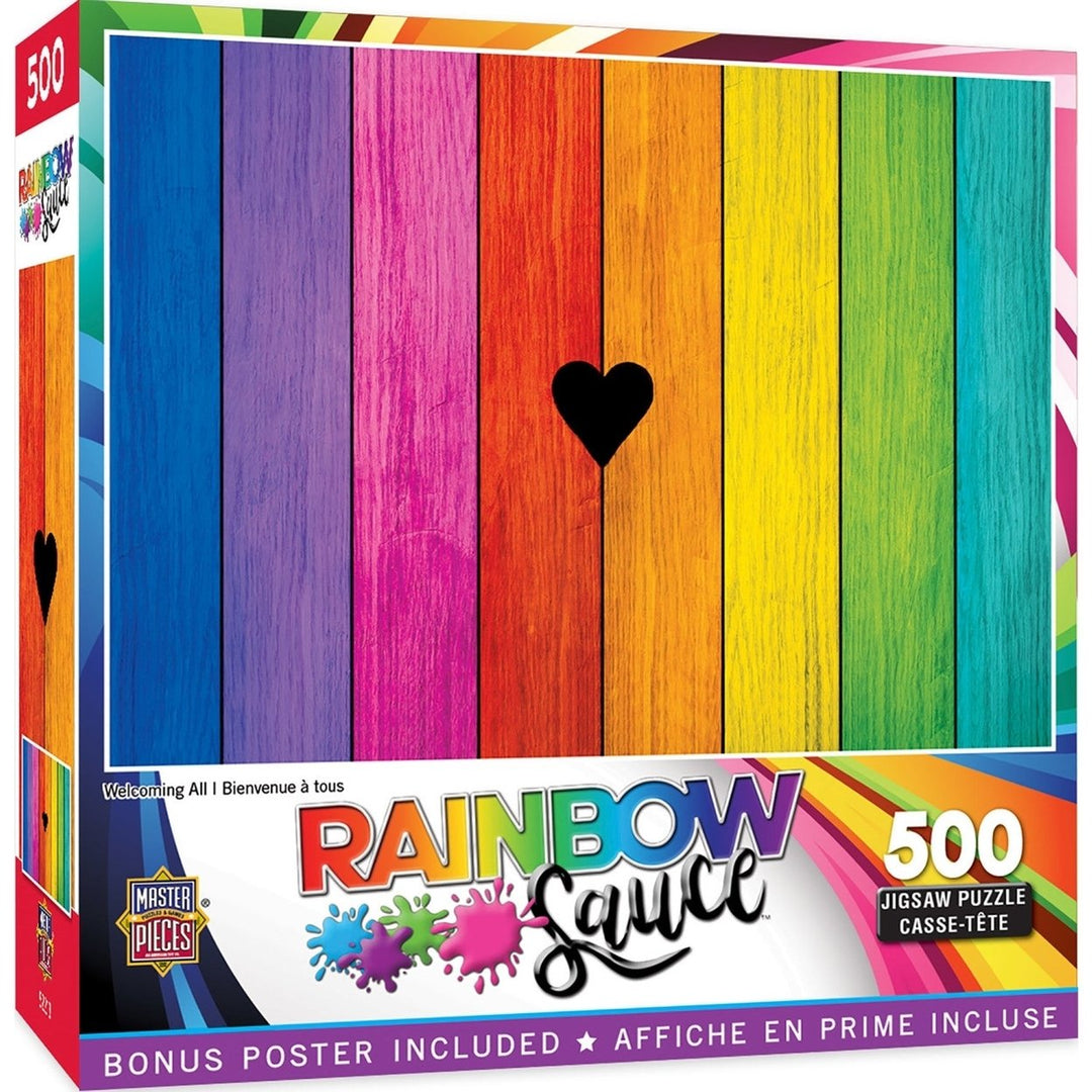 Rainbow Sauce - Welcoming All 500 Piece Jigsaw Puzzle Image 1