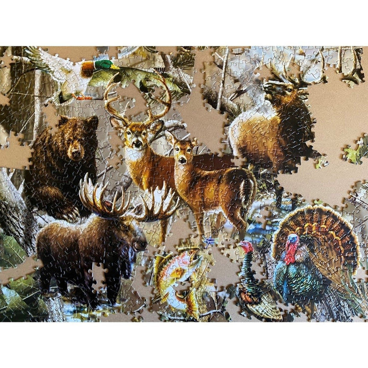 Realtree Open Season 1000 Piece Jigsaw Puzzle Dona Gelsinger Nature Art Image 6