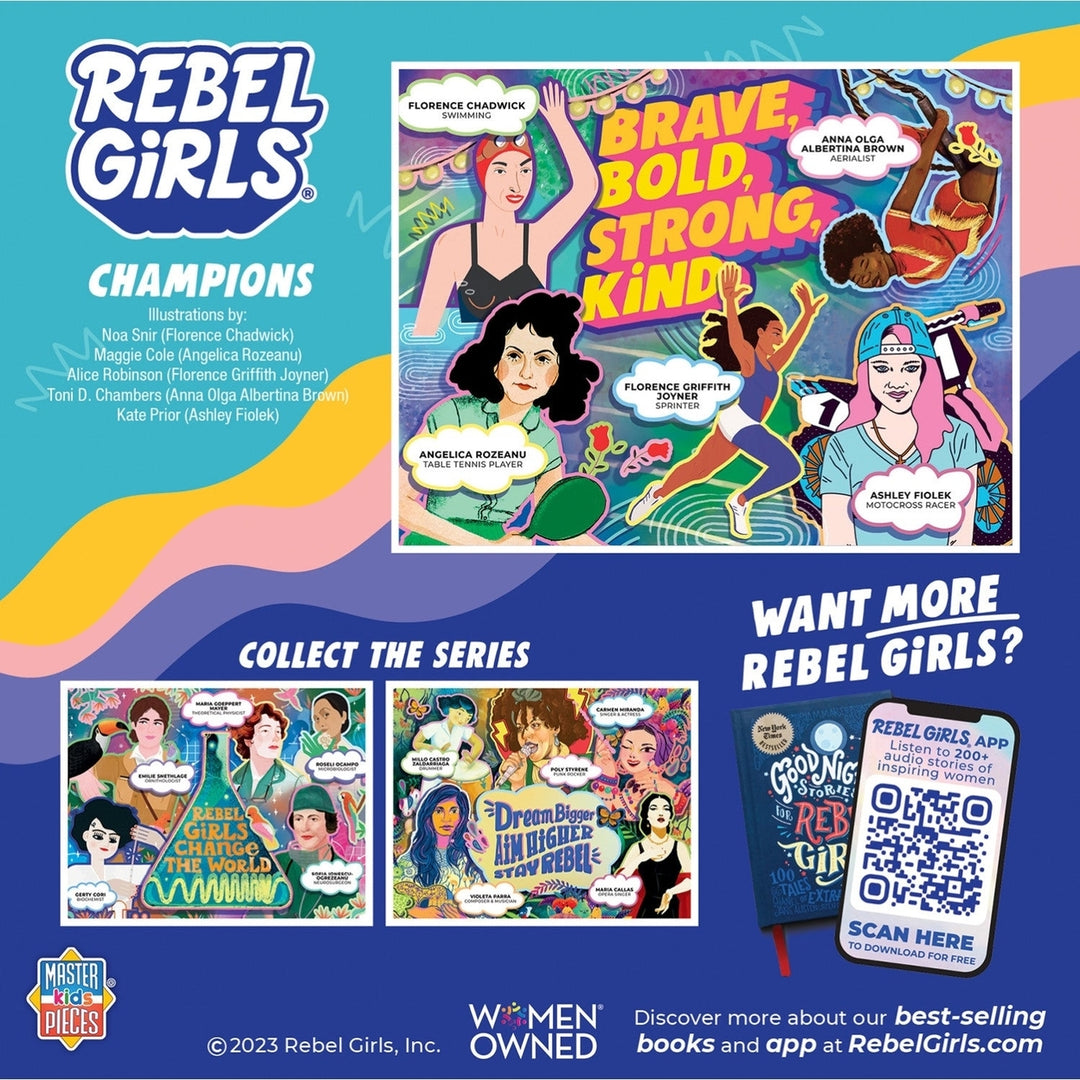 Rebel Girls - Champions 100 Piece Jigsaw Puzzle Image 3