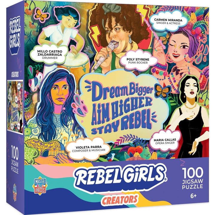 Rebel Girls - Creators 100 Piece Jigsaw Puzzle Image 1