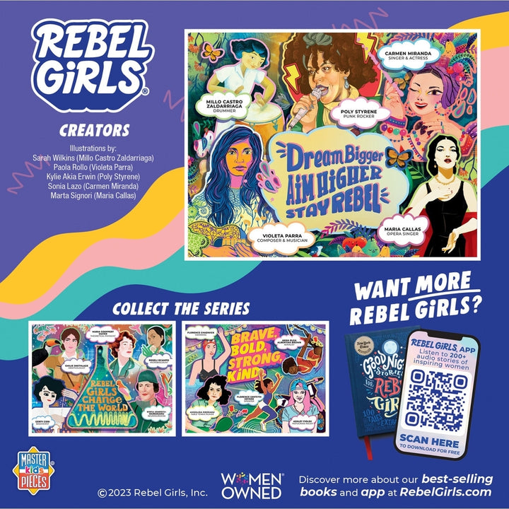 Rebel Girls - Creators 100 Piece Jigsaw Puzzle Image 3