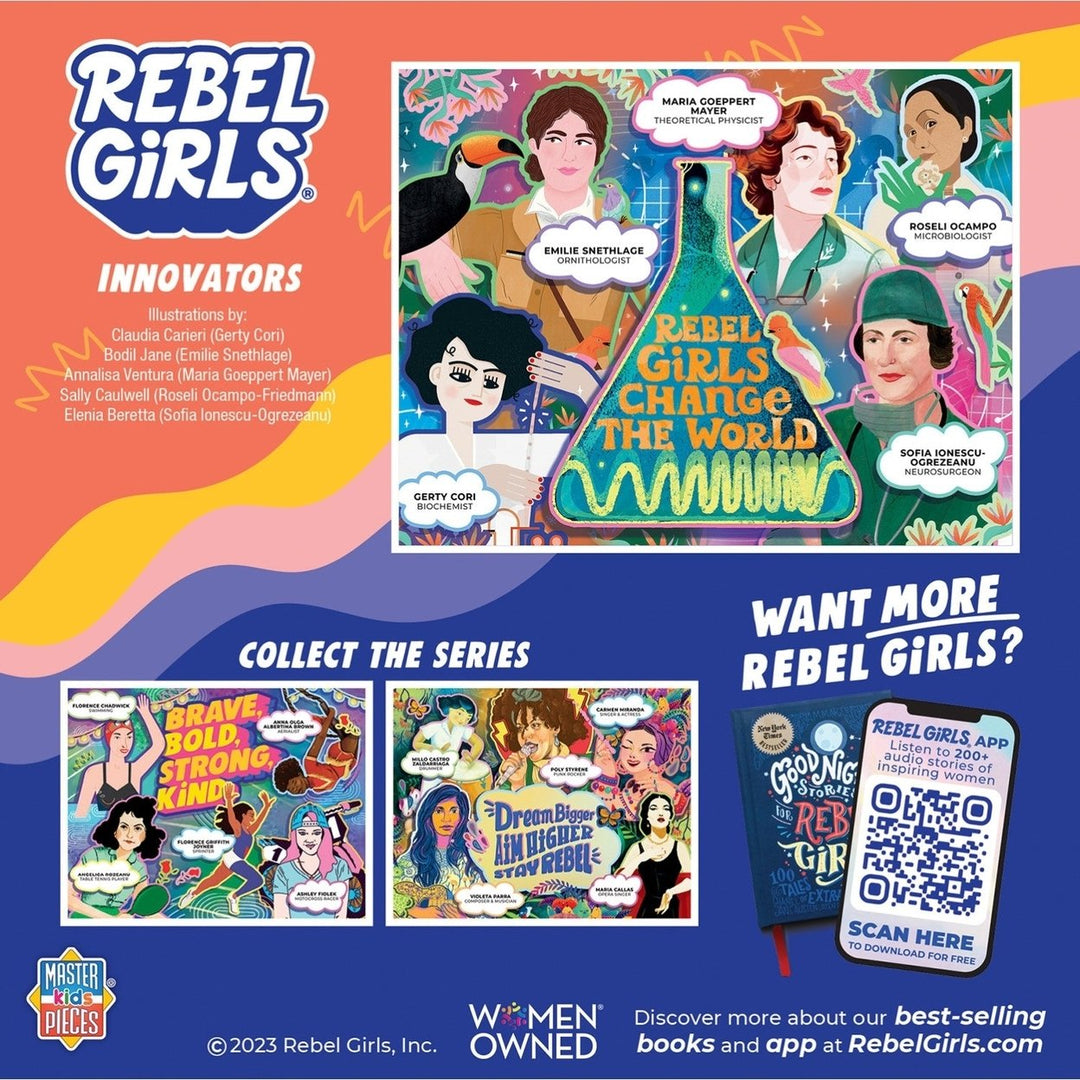 Rebel Girls - Inventors 100 Piece Jigsaw Puzzle Image 3