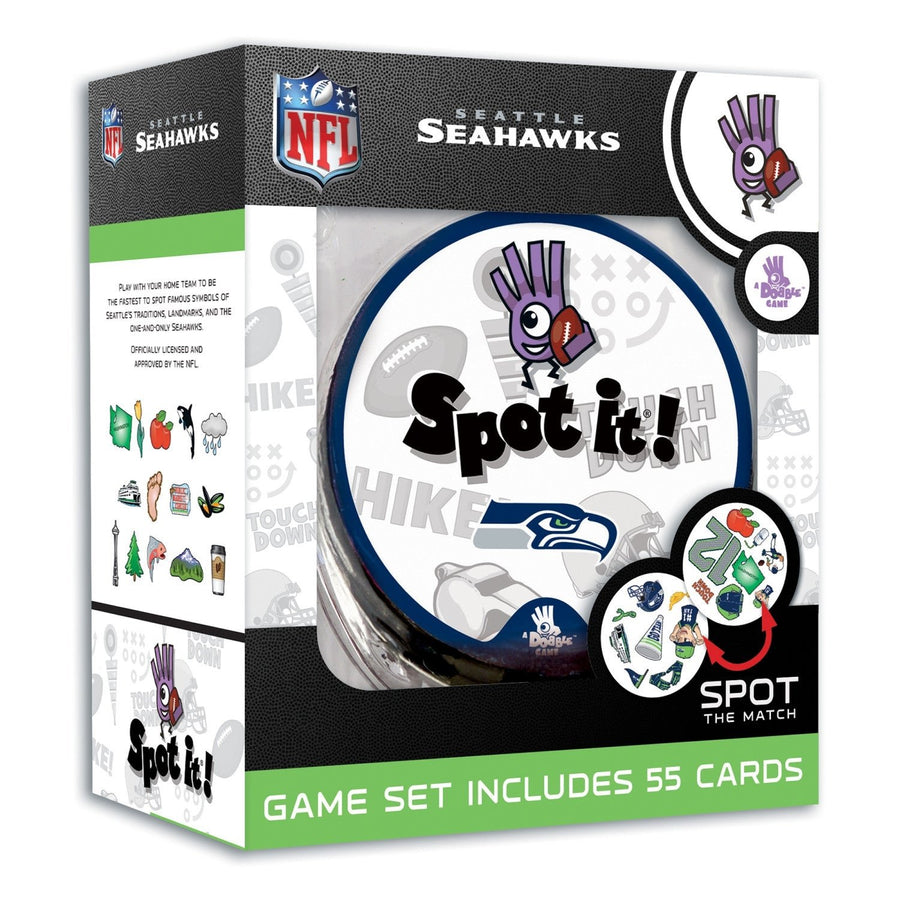 Seattle Seahawks Spot It! Card Game Image 1